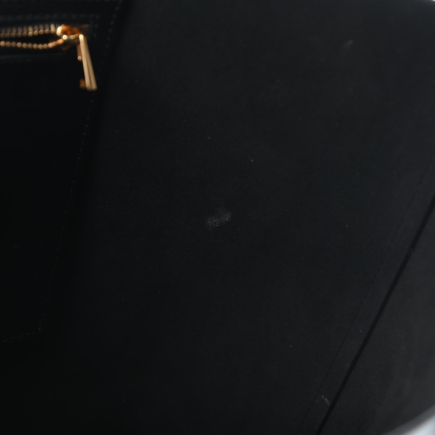 Tom Ford Grained Calfskin Small T Tote Black 11 of 15