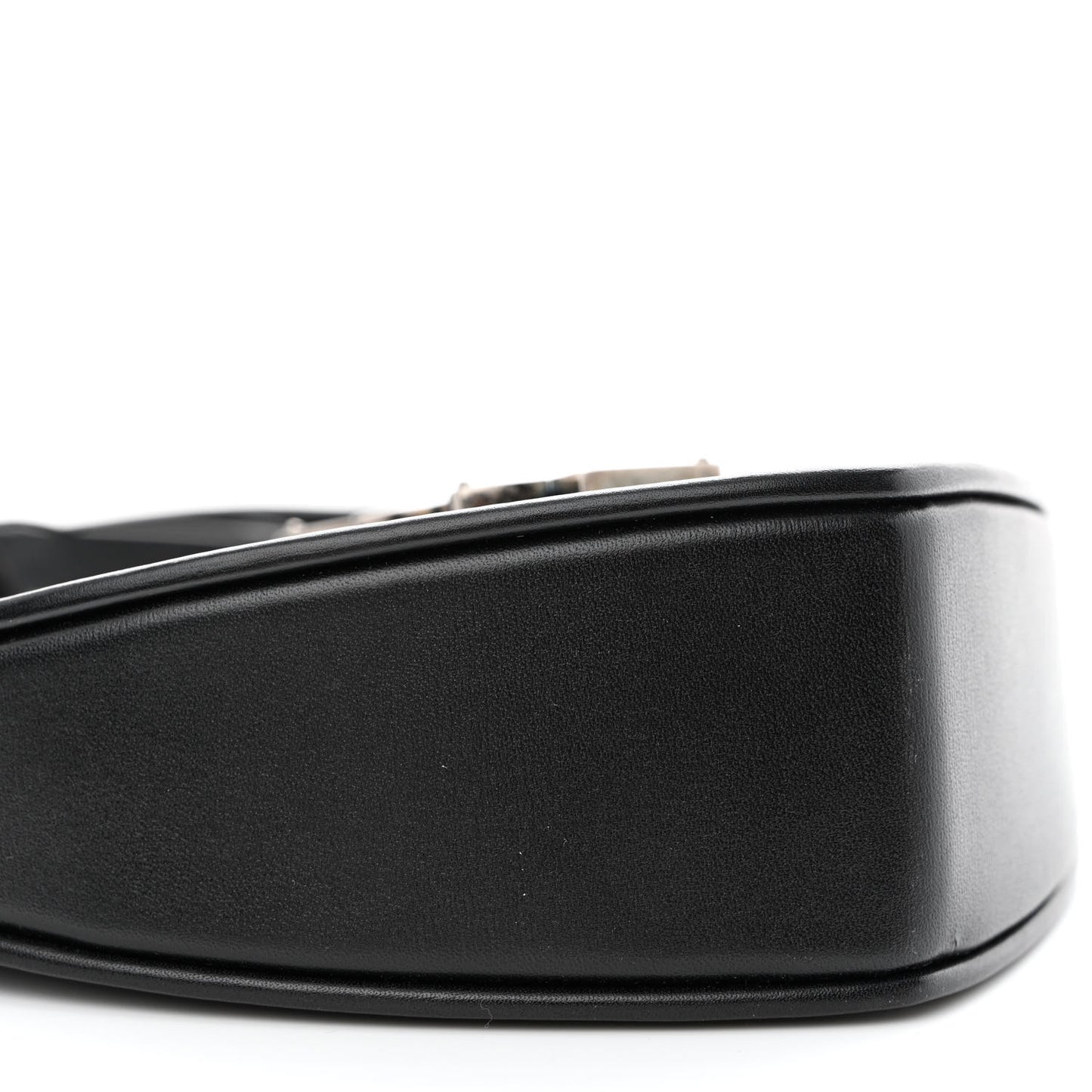 Calfskin Small Monogram Love Shoulder Bag Black