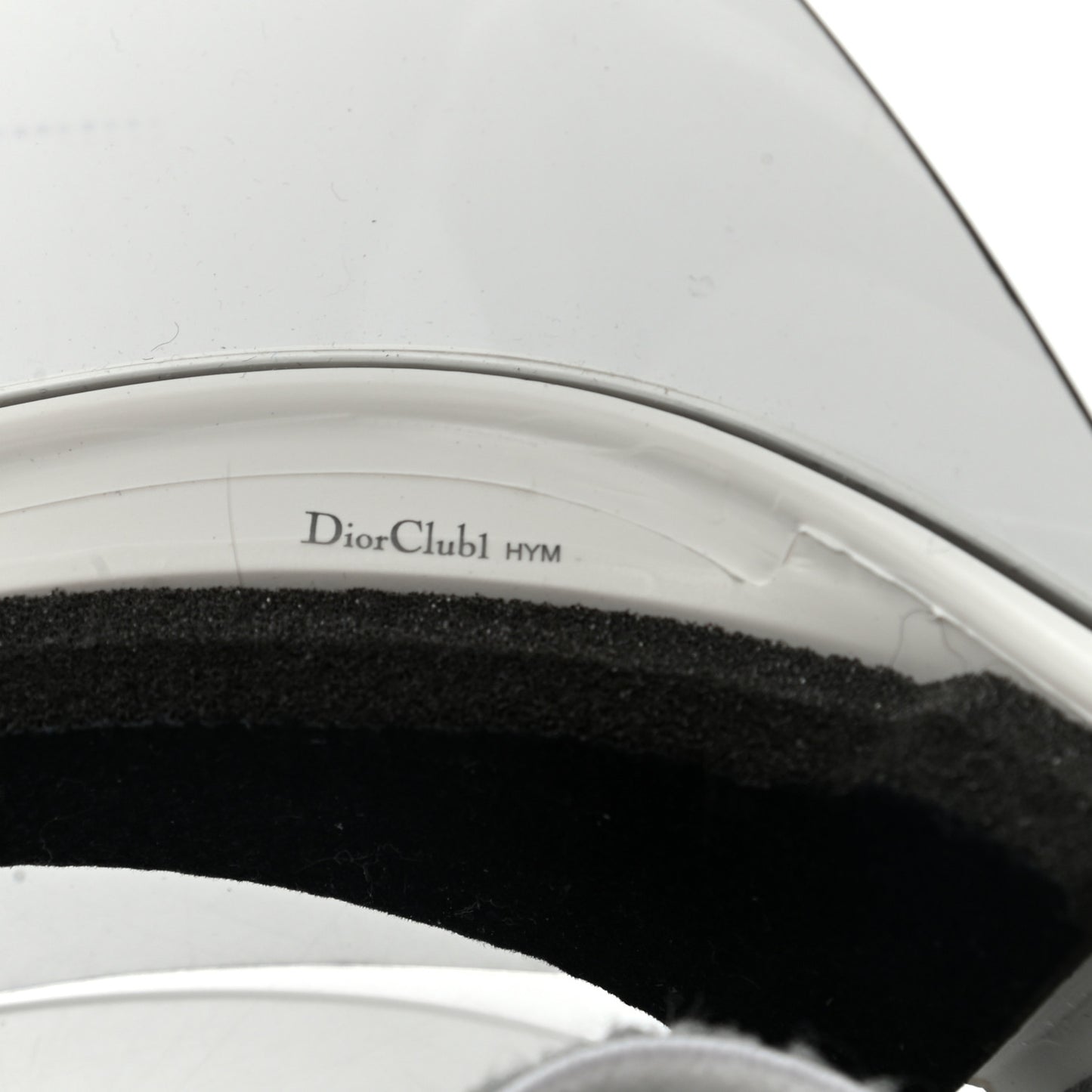 Mirrored DiorClub1 Sun Visor Grey