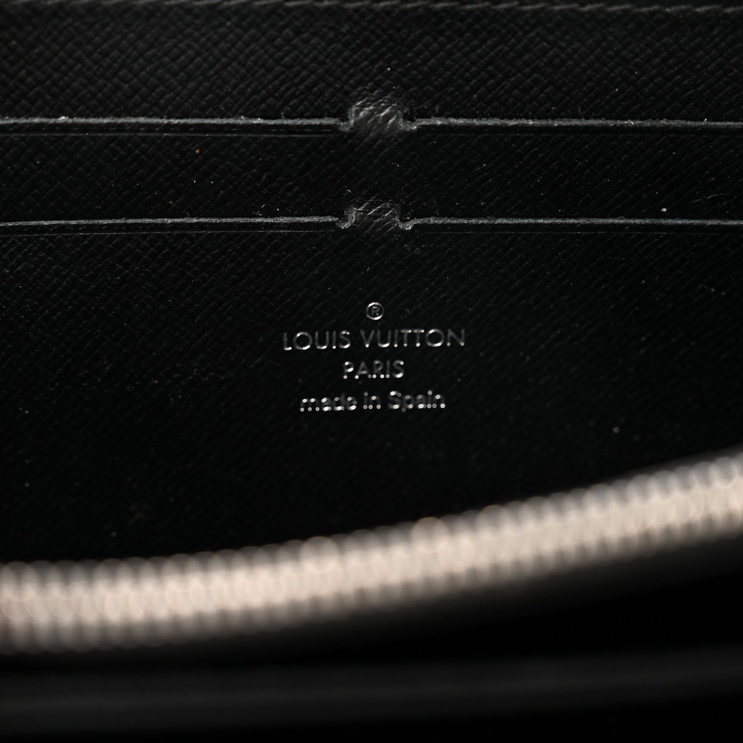 Louis Vuitton Epi Zippy Wallet Black 6 of 7