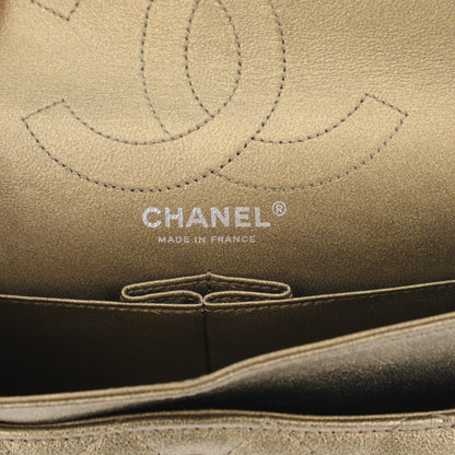 Chanel Metallic Calfskin Quilted 2.55 Reissue 226 Flap Green 6 of 10
