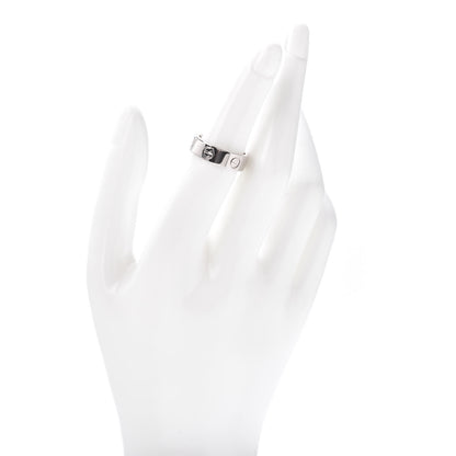 Cartier 18K White Gold 5.5mm LOVE Ring 51 5.75 2 of 4