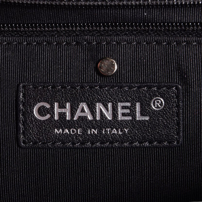 Chanel Glazed Calfskin Large Boy Flap Grey 7 of 8