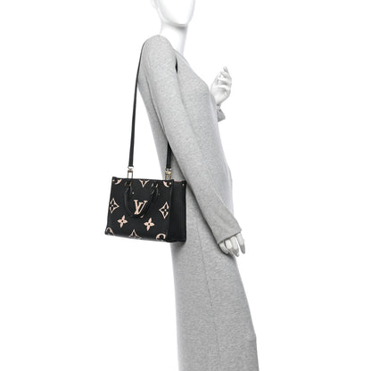 Louis Vuitton Empreinte Monogram Giant Onthego PM Black Beige 2 of 11