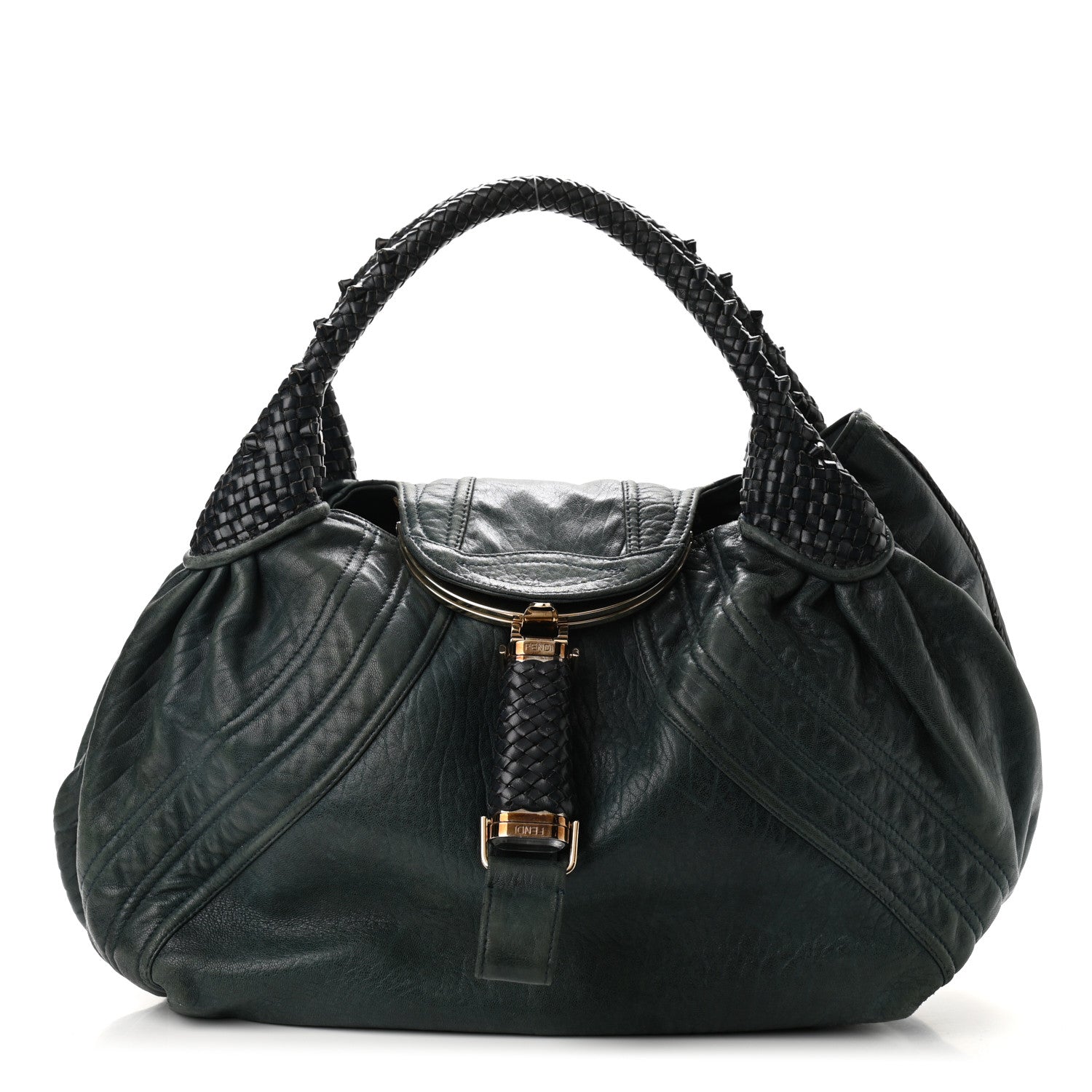 Fendi Nappa Nuvolata Spy Green 1 of 10