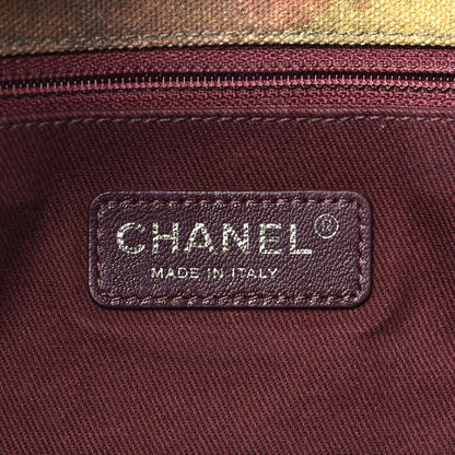 Chanel Washed Toile Large Graffiti On The Pavements Messenger Khaki Multicolor 6 of 9