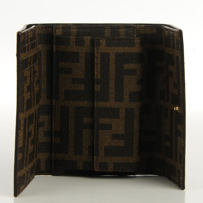 Fendi Zucca Stars Compact Wallet Tobacco 7 of 7