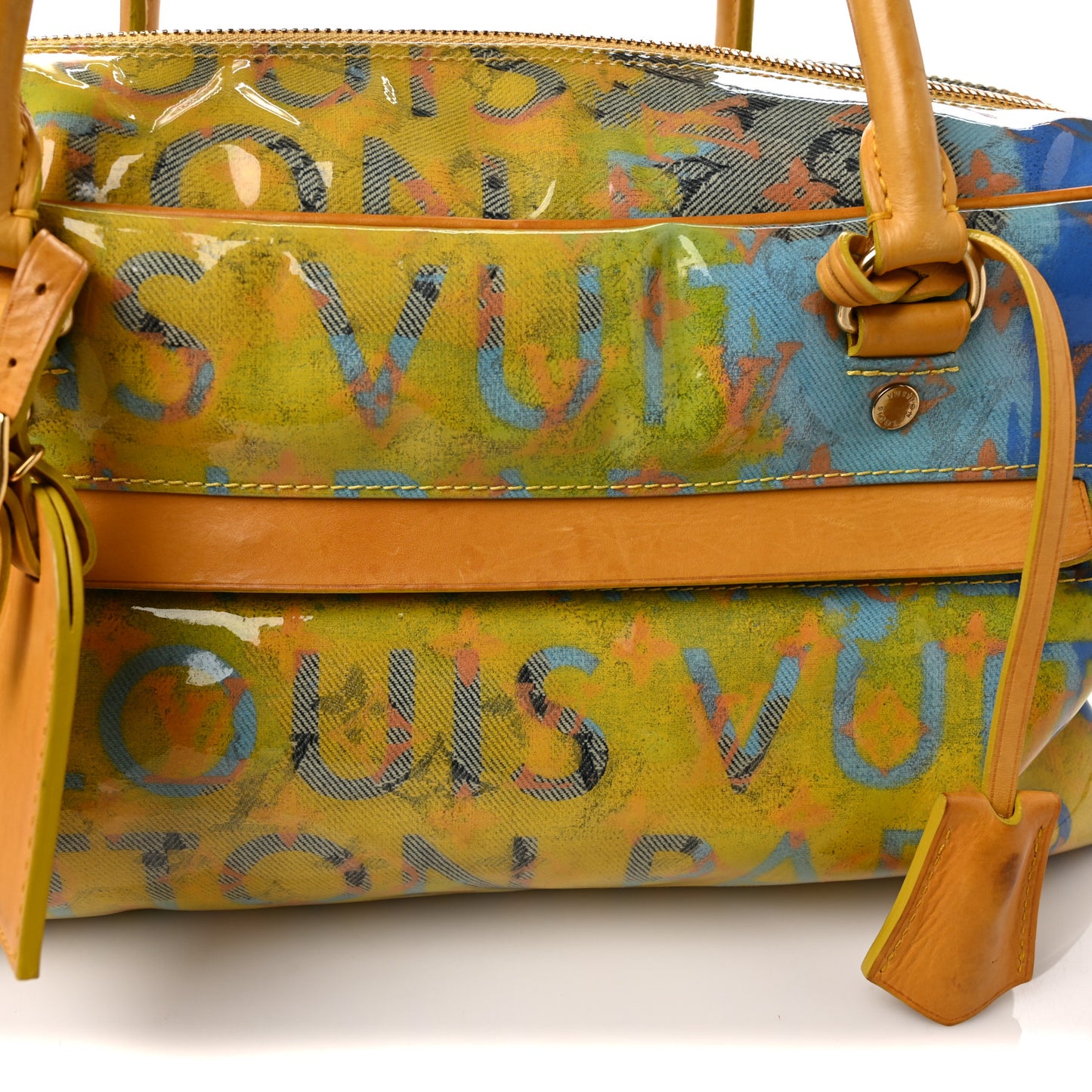 Monogram Pulp Defile Weekender PM Yellow