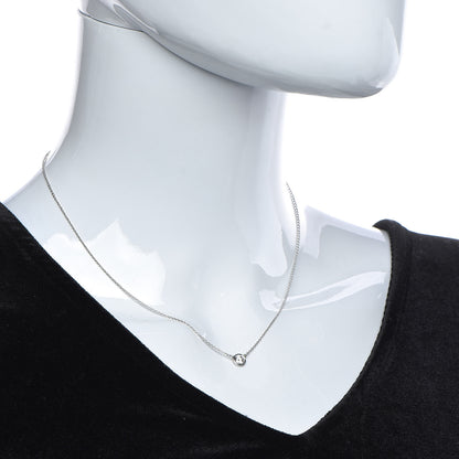 Tiffany Platinum Diamond .35ct Elsa Peretti Diamonds by the Yard Pendant Necklace 2 of 8