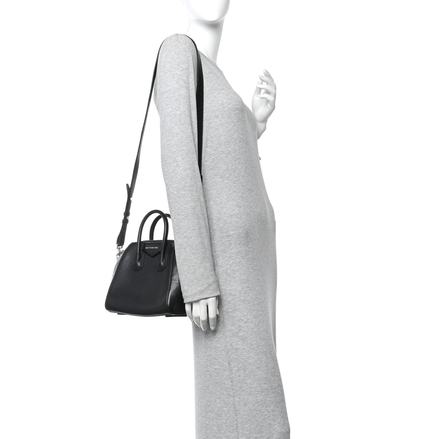 Sugar Goatskin Mini Antigona Black