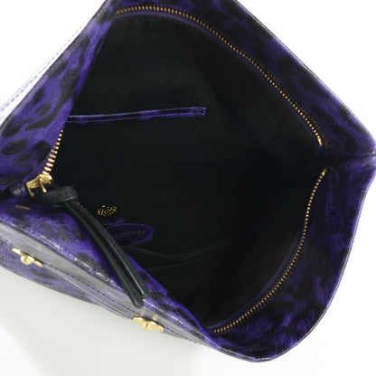 Mulberry Leopard Mitzy Clutch Grape 5 of 12