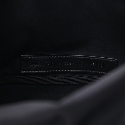 Balenciaga Casual Nylon Green Logo Embroidered Explorer Beltpack Black 7 of 10
