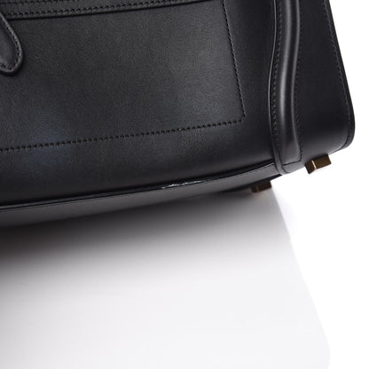 Celine Smooth Calfskin Micro Luggage Black 10 of 13