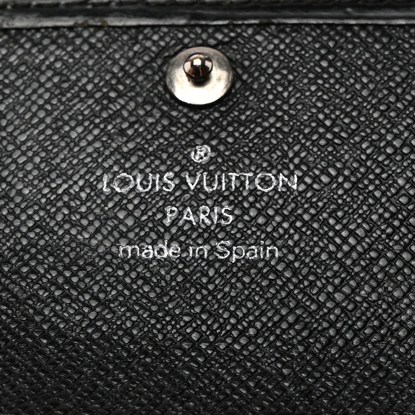 LOUIS VUITTON Epi Multicles 6 Key Holder Black