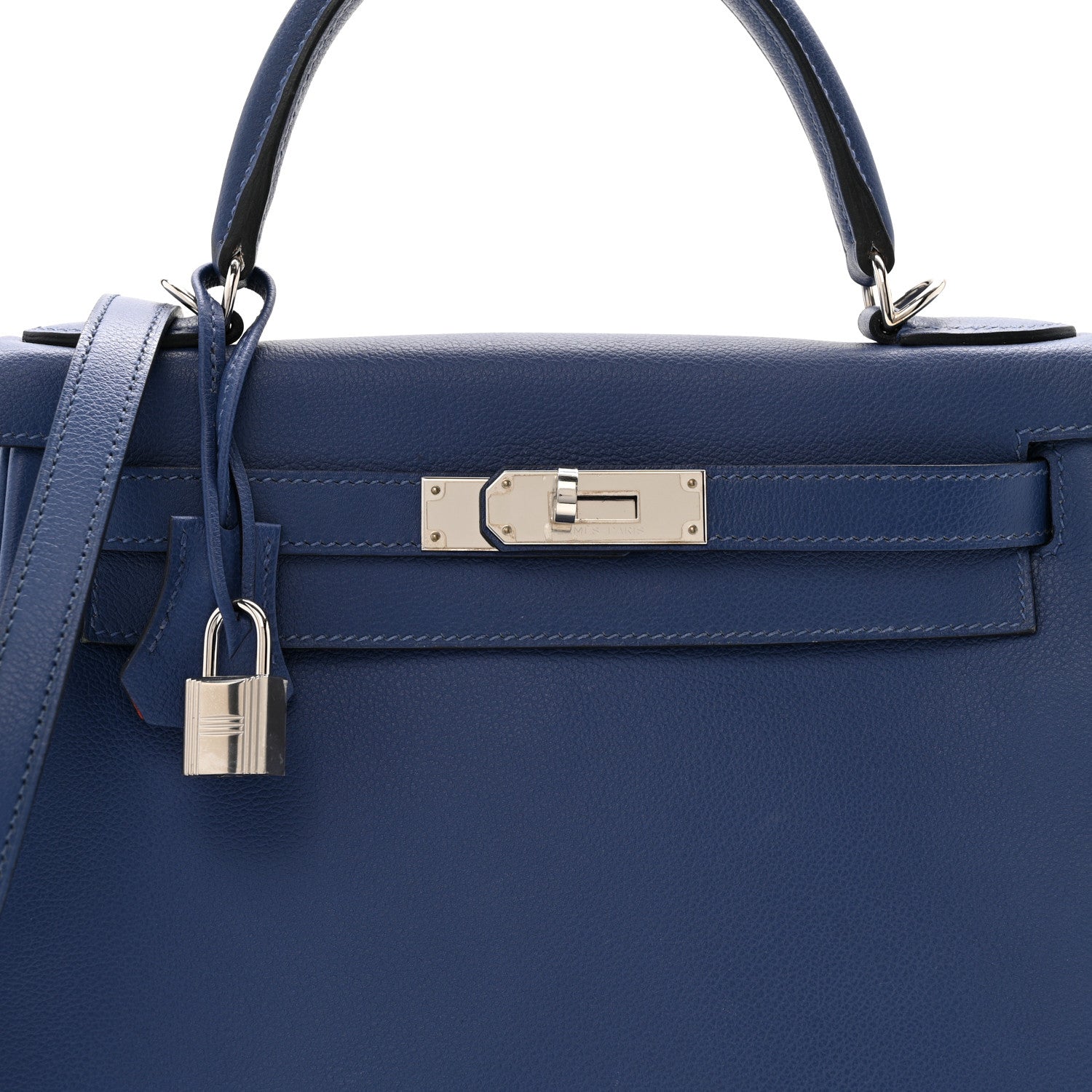 Hermes Evercolor Verso Kelly Retourne 28 Bleu Brighton Capucine 8 of 16