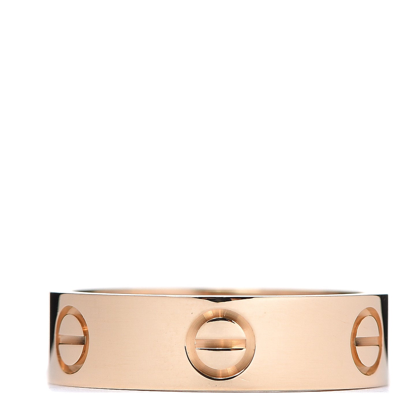 18K Yellow Gold 5.5mm LOVE Ring 55 7.25