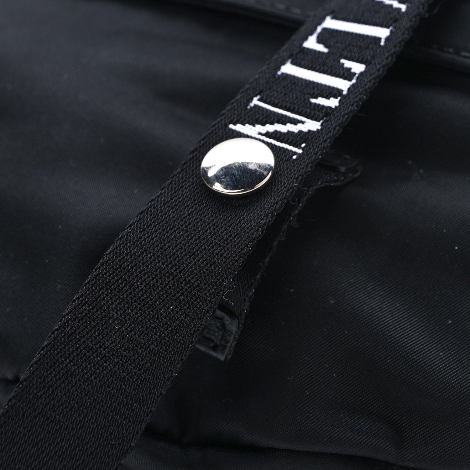 Valentino Garavani Nylon Ribbon VLTN Belt Bag Black 7 of 7