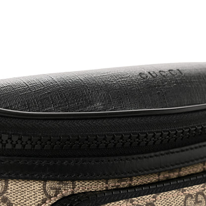 Gucci GG Supreme Monogram Belt Bag Black 11 of 12
