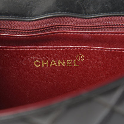 Chanel Lambskin Quilted Medium Single Flap Black 7 of 12