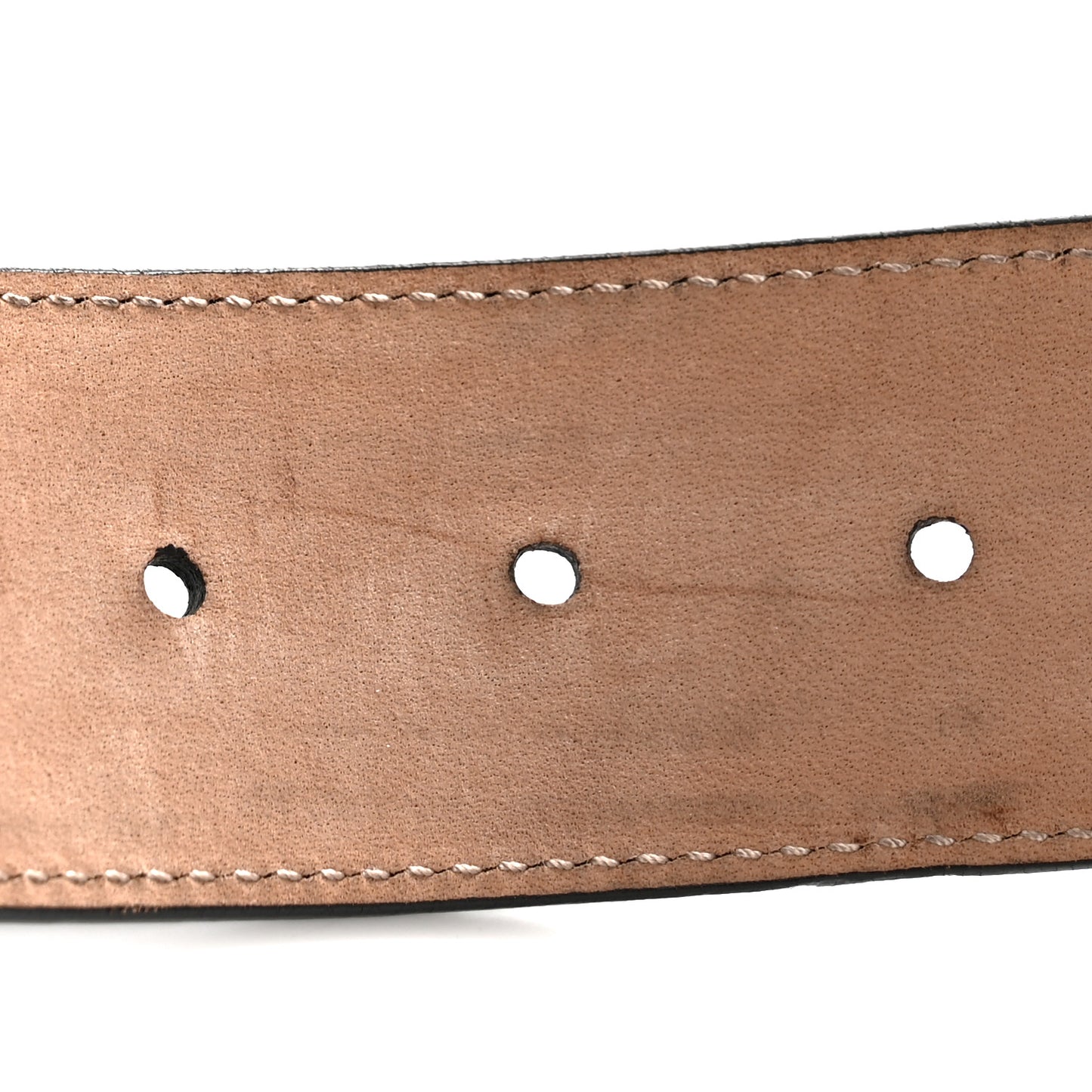 Nylon Textured Dollar Calfskin Double G Web 40mm Belt 90 36 Green Red Dark Cocoa