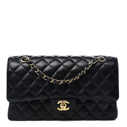 Chanel Caviar Quilted Medium Double Flap Black 1 of 5