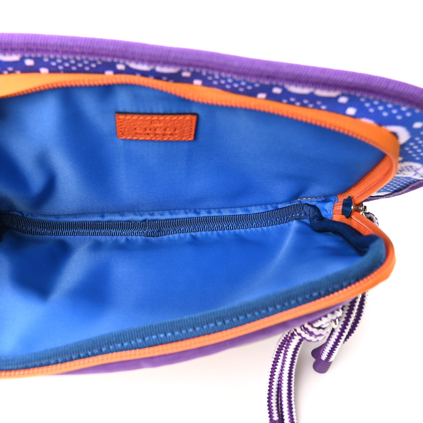 Jersey GG Monogram All Over Sporty Belt Bag Grey White Multicolor