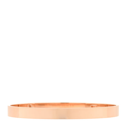 Hermes 18K Rose Gold Diamond PM Collier De Chien Bracelet LG 2 of 3