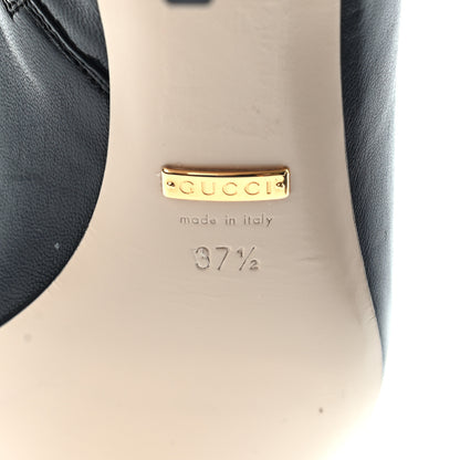 Gucci Nappa Zumi Mid Ankle Boots 37.5 Black 9 of 17