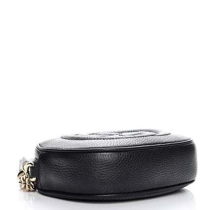 Gucci Pebbled Calfskin Mini Soho Chain Bag Black 4 of 7