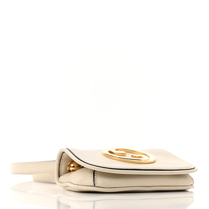 Gucci Roxy Calfskin Blondie Card Case Wallet with Strap Mystic White 4 of 11