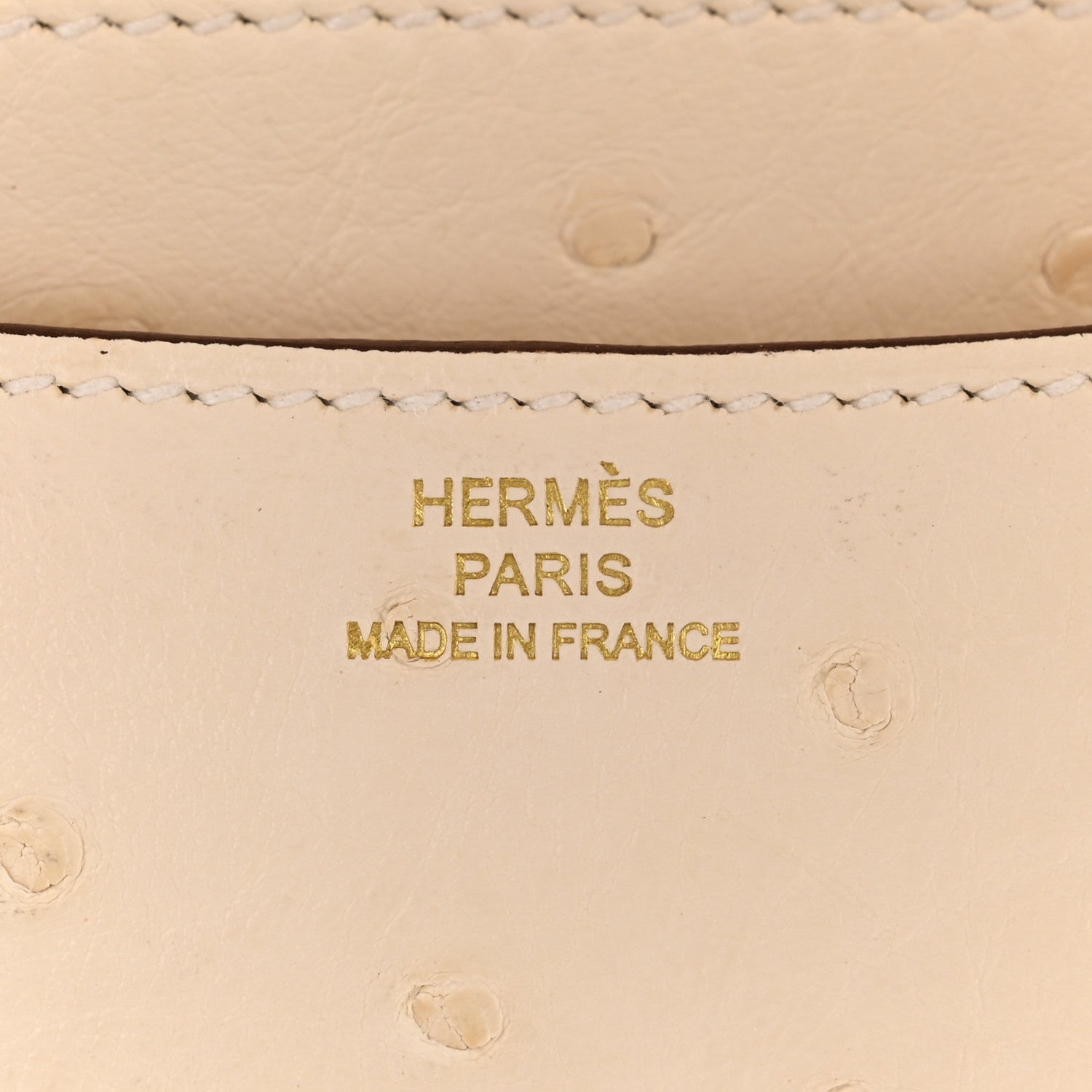 Hermes Ostrich Constance 18 Nata 6 of 11