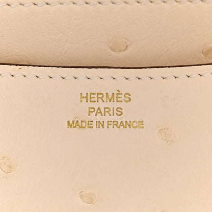 Hermes Ostrich Constance 18 Nata 6 of 11