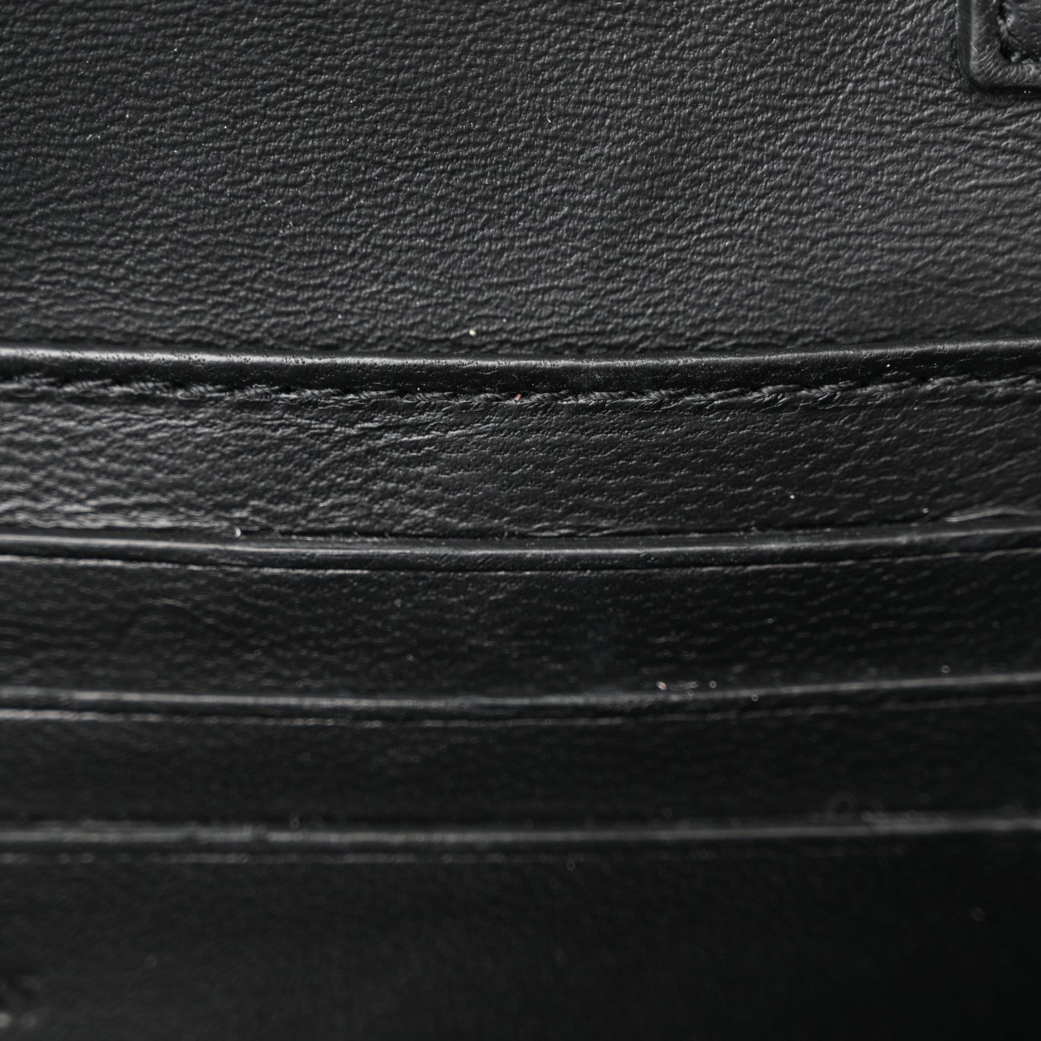 Alexander McQueen Pebbled Calfskin Skull Wallet on Chain Black 12 of 13