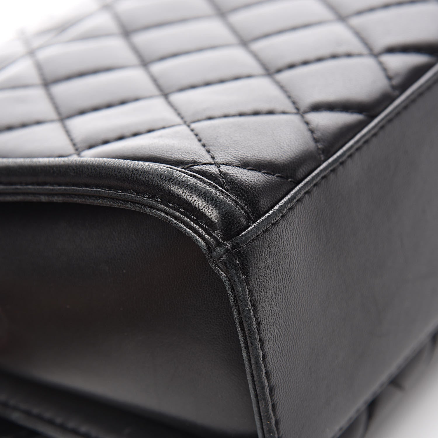 Chanel Lambskin Quilted Large Geometric Flap Black 16 of 17
