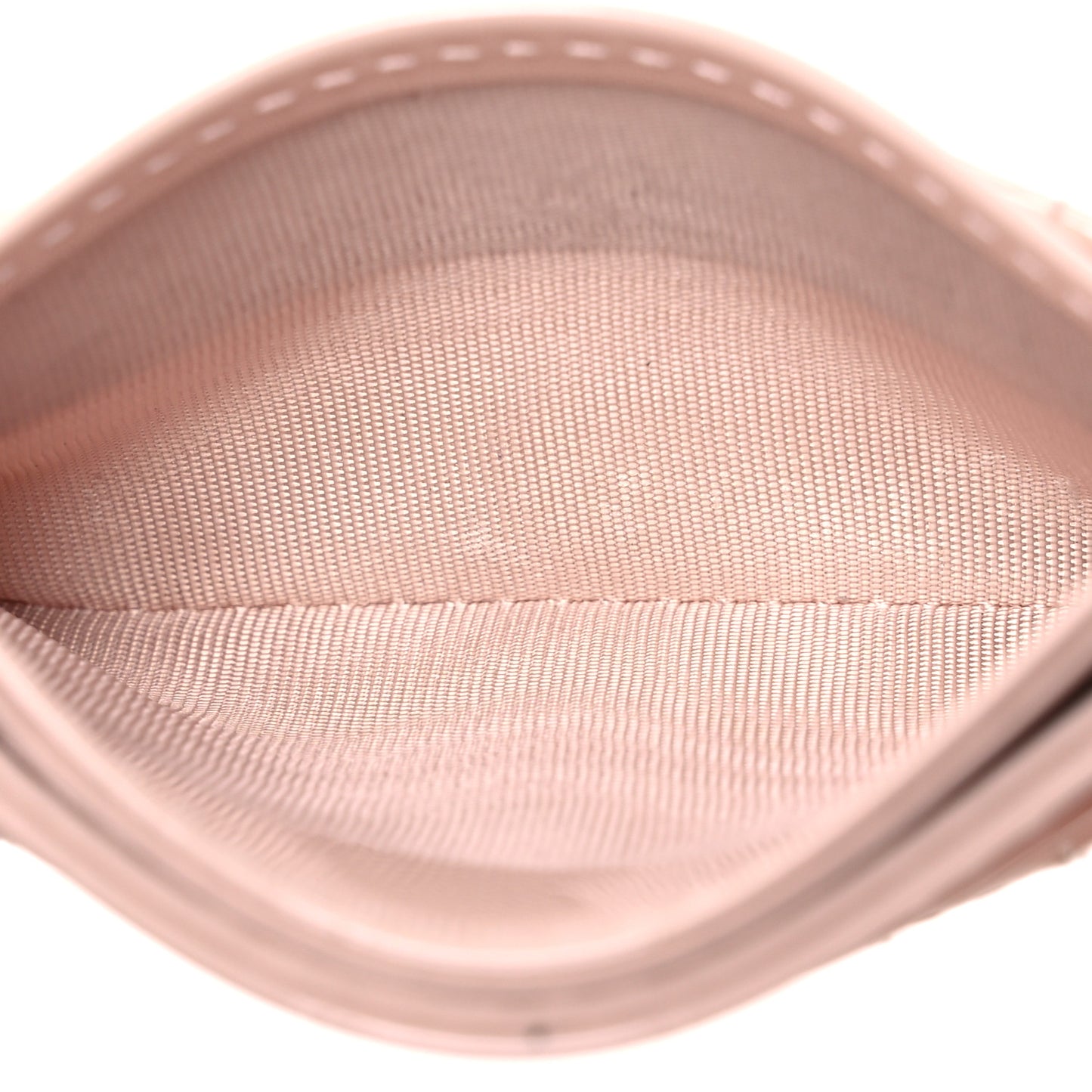 Patent Cannage Lady Dior Card Holder Powder Pink