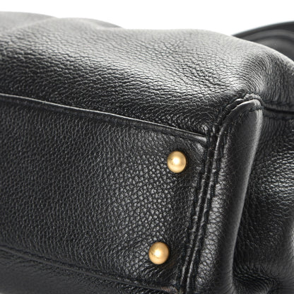 Chanel Grained Calfskin CC Framed Shoulder Bag Black 13 of 15