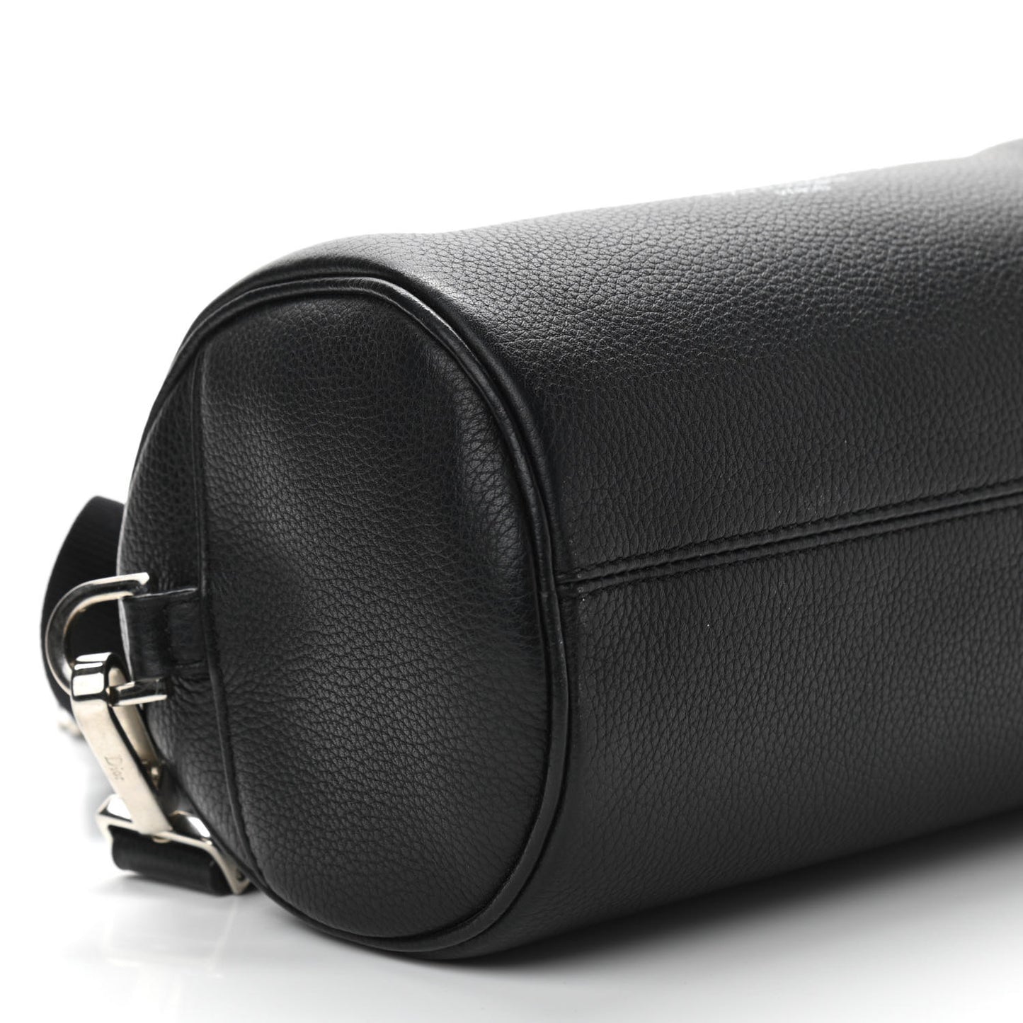 HOMME Grained Calfskin Mens Roller Pouch Black