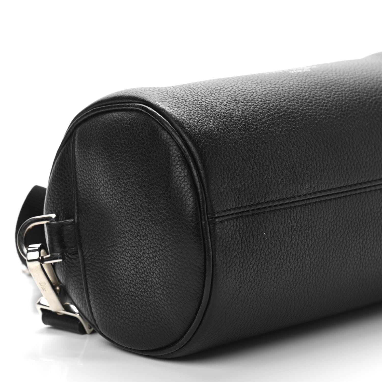 Christian Dior HOMME Grained Calfskin Mens Roller Pouch Black 8 of 9