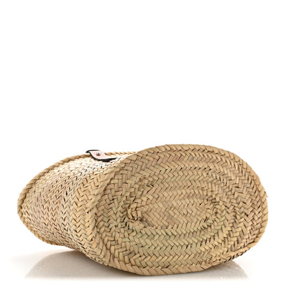 Loewe Raffia Large Basket Tote Bag Natural Tan 4 of 9