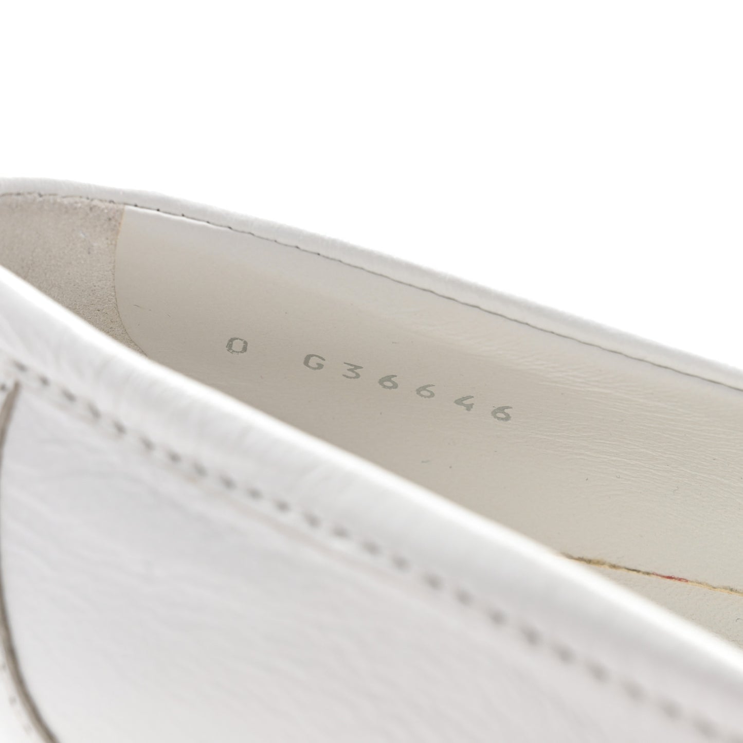 Shiny Lambskin Quilted CC Turnlock Loafers 35.5 White
