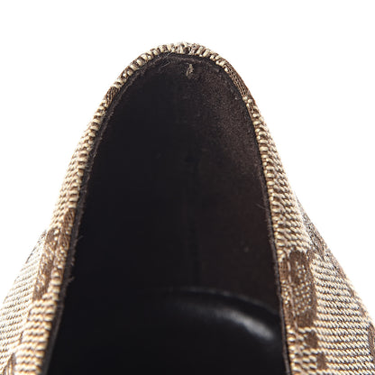 Gucci Monogram Pumps 8 Brown 11 of 12