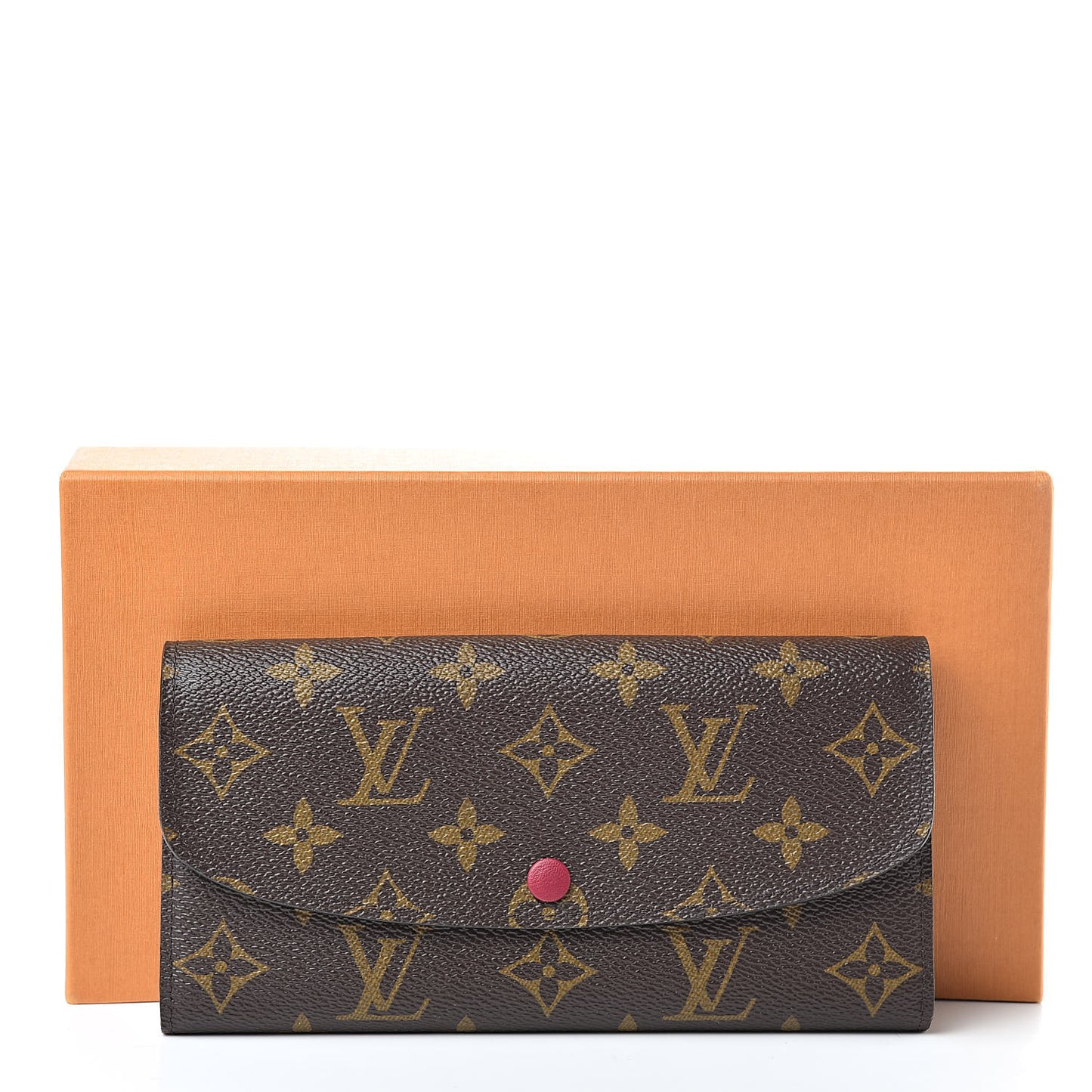 Monogram Emilie Wallet Fuchsia