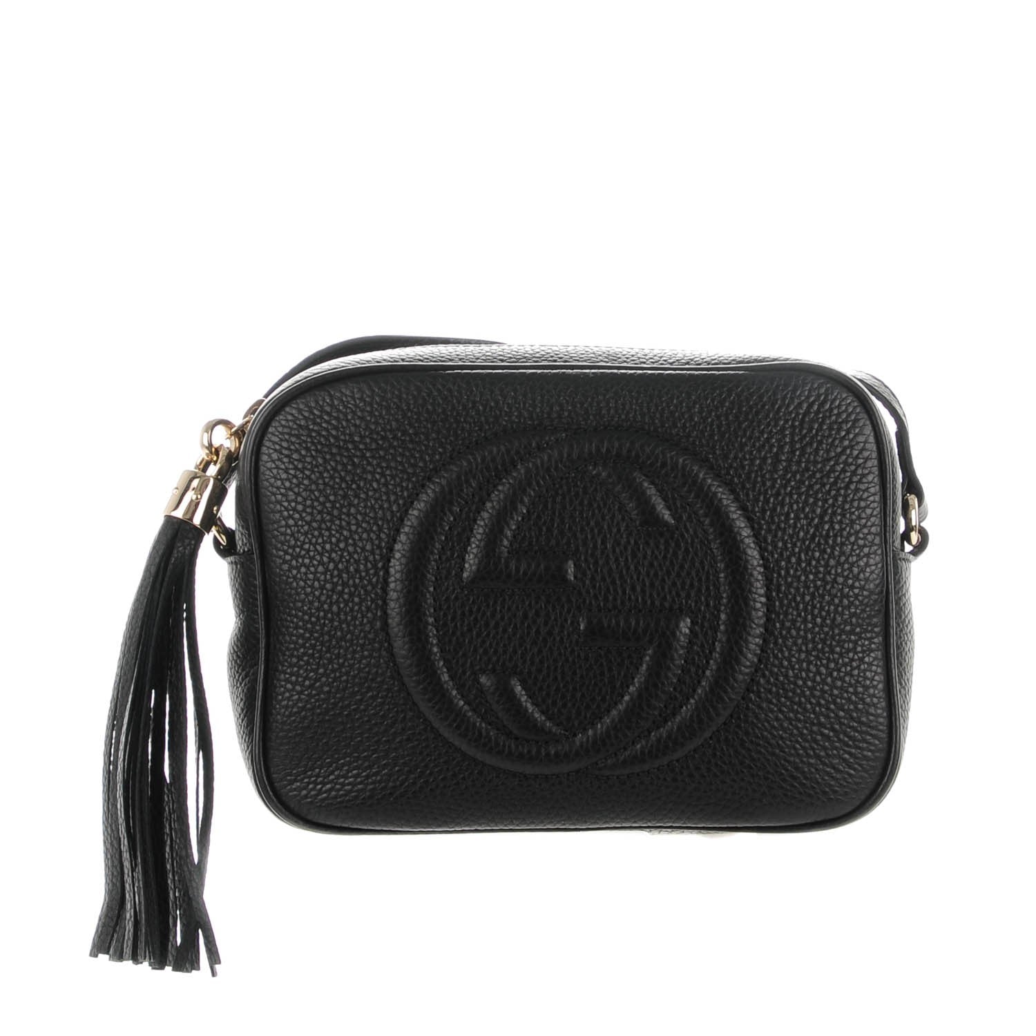 Gucci Pebbled Calfskin Small Soho Disco Bag Black 1 of 7