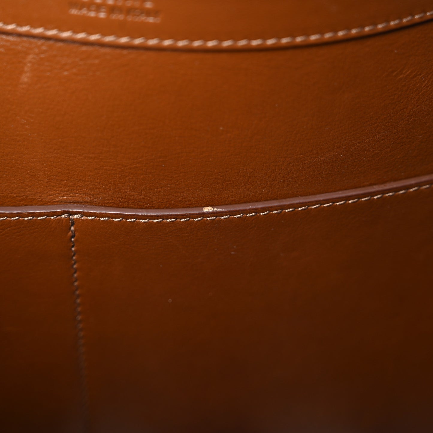 Sleek Calfskin Small Cabas Phantom Tan