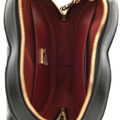 Chanel Lambskin Quilted CC In Love Heart Bag Black 5 of 9