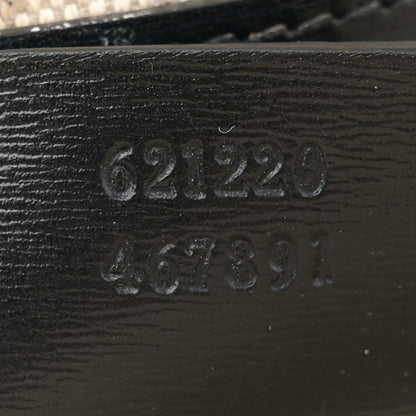 Gucci Boarded Plutone Calfskin Small Horsebit 1955 Top Handle Bag Black 7 of 15
