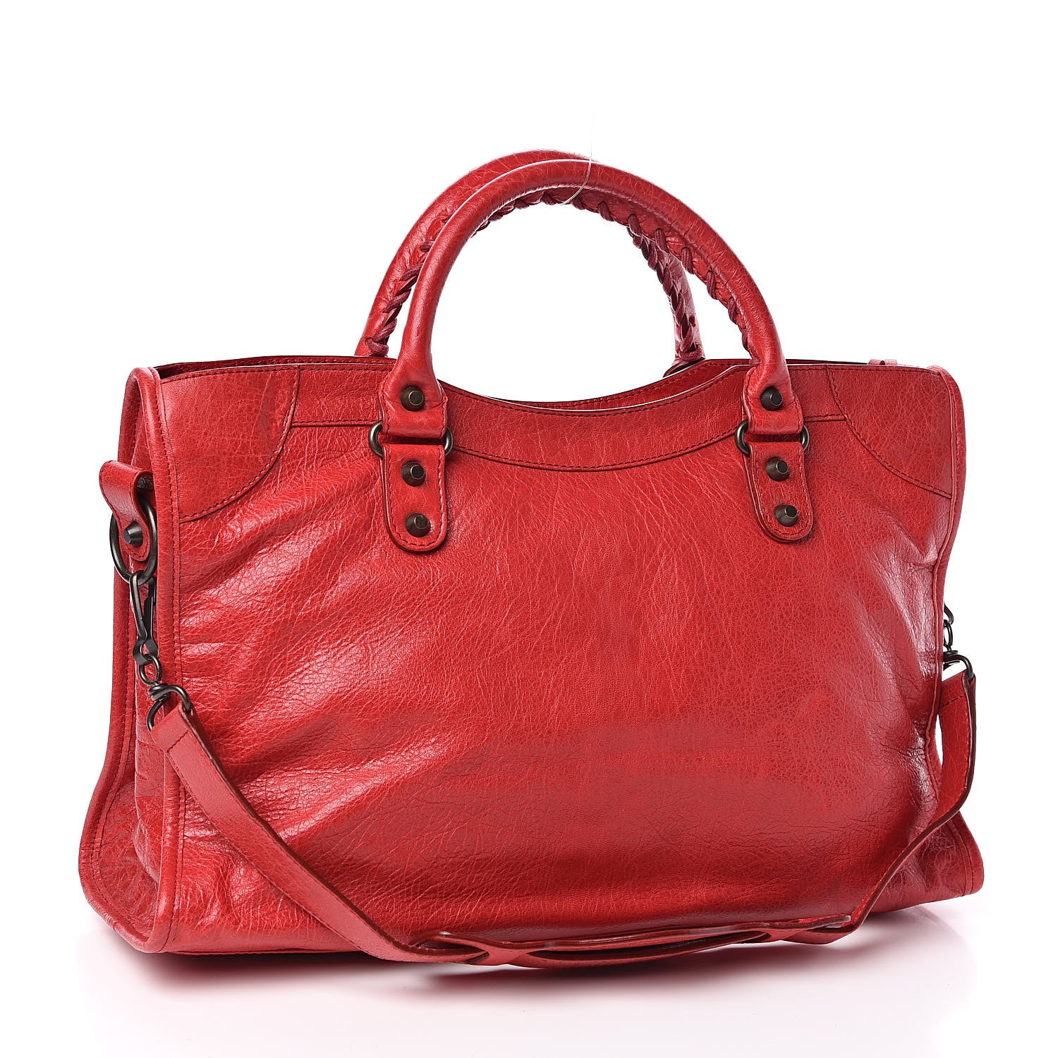 Balenciaga Agneau Classic Hardware City Rouge Cardinal 3 of 11