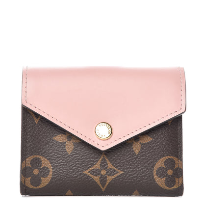 Louis Vuitton Monogram Zoe Wallet Rose Ballerine 1 of 12