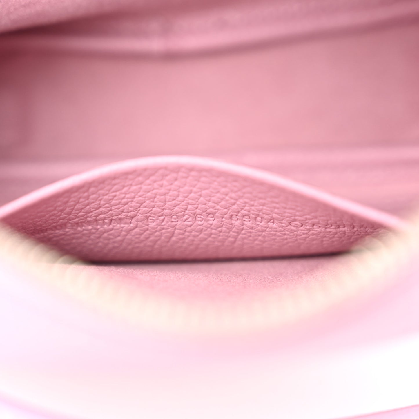 Calfskin Logo S Everyday Camera Shoulder Bag Pink