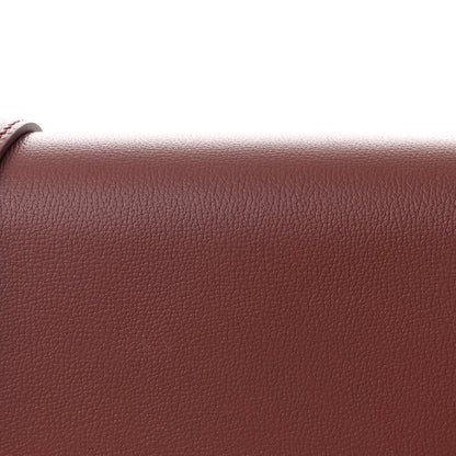 Loro Piana Grained Calfskin Small Ghiera Bag Azuki Beans 7 of 9